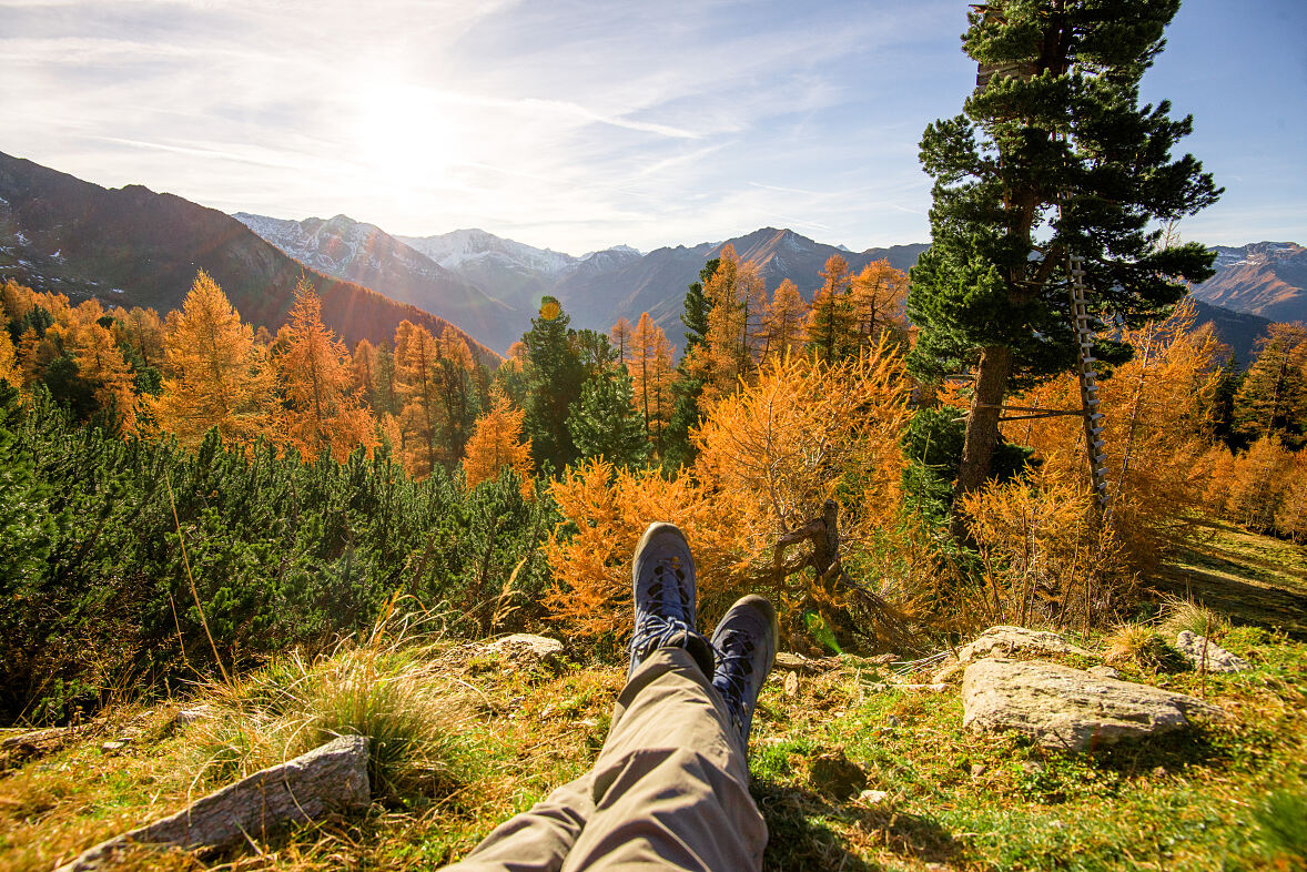 Wandern im Herbst Pause auf den Bergen in Gastein (c) Gasteinertal Tourismus GmbH, Marktl (5)