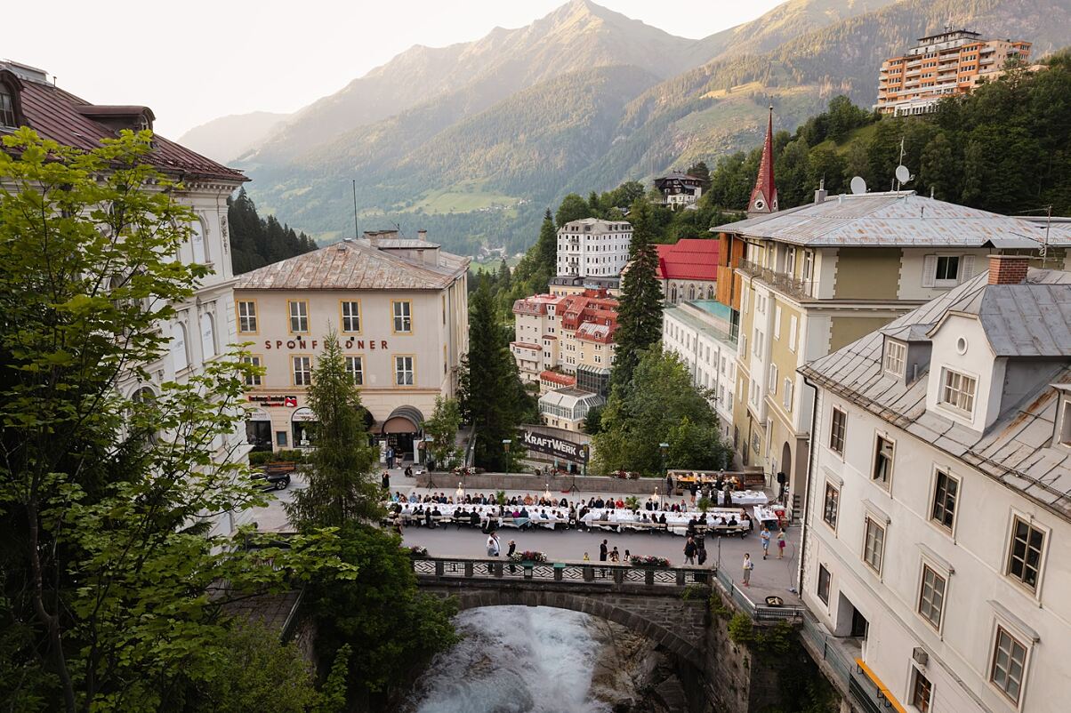 Dinner am Wasserfall (C) TVB Bad Gastein, Marktl Photography--39 web
