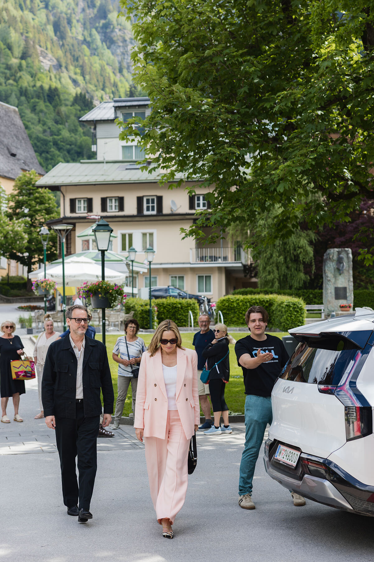 Kim Cattrall auf dem Weg zur PK am Donnerstag (c) CALL Film Festival