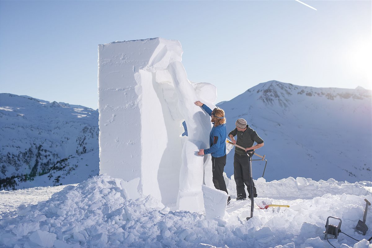 Art on Snow Schneeskulptur Angertal (c) Gasteinertal Tourismus GmbH, Marktl Photography