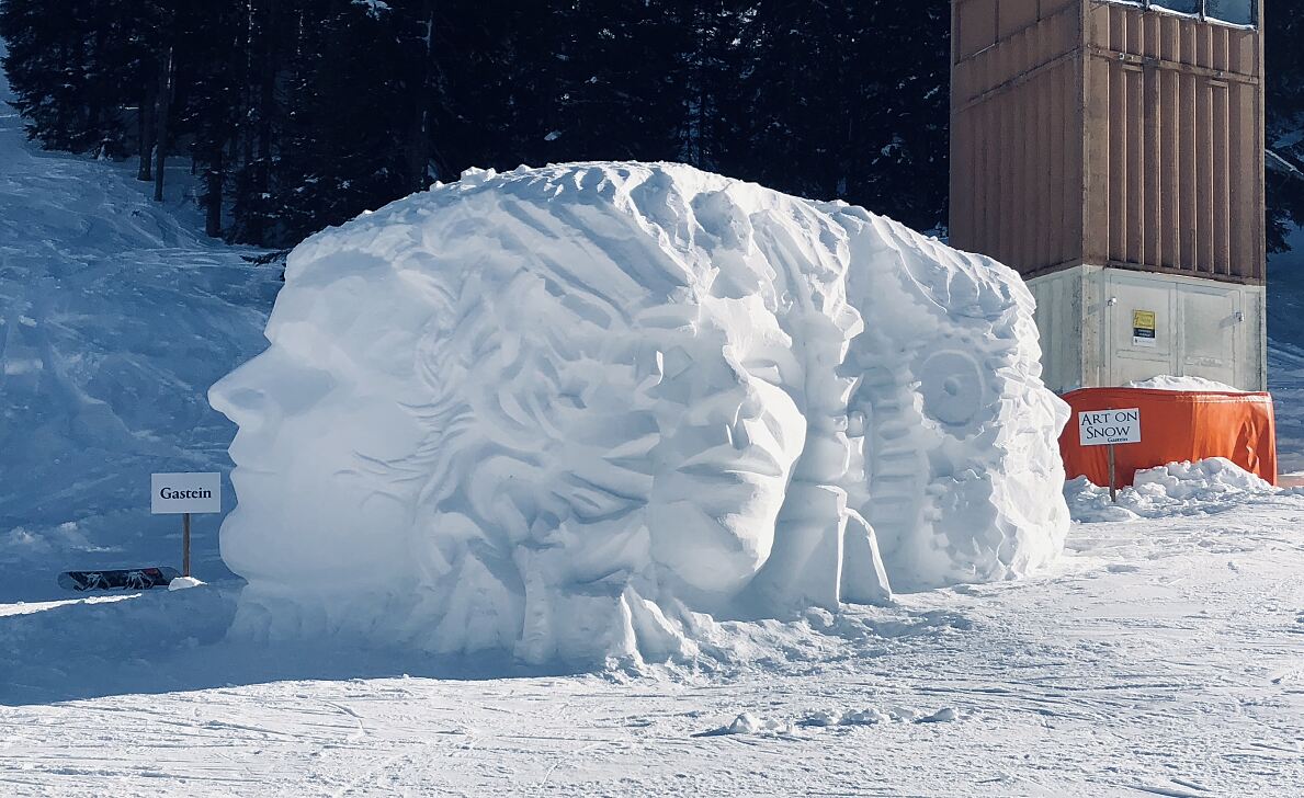 Art on Snow 2023 Eine Person drei Dimensionen Fulseck Grabneralm (c) Josef Gruber