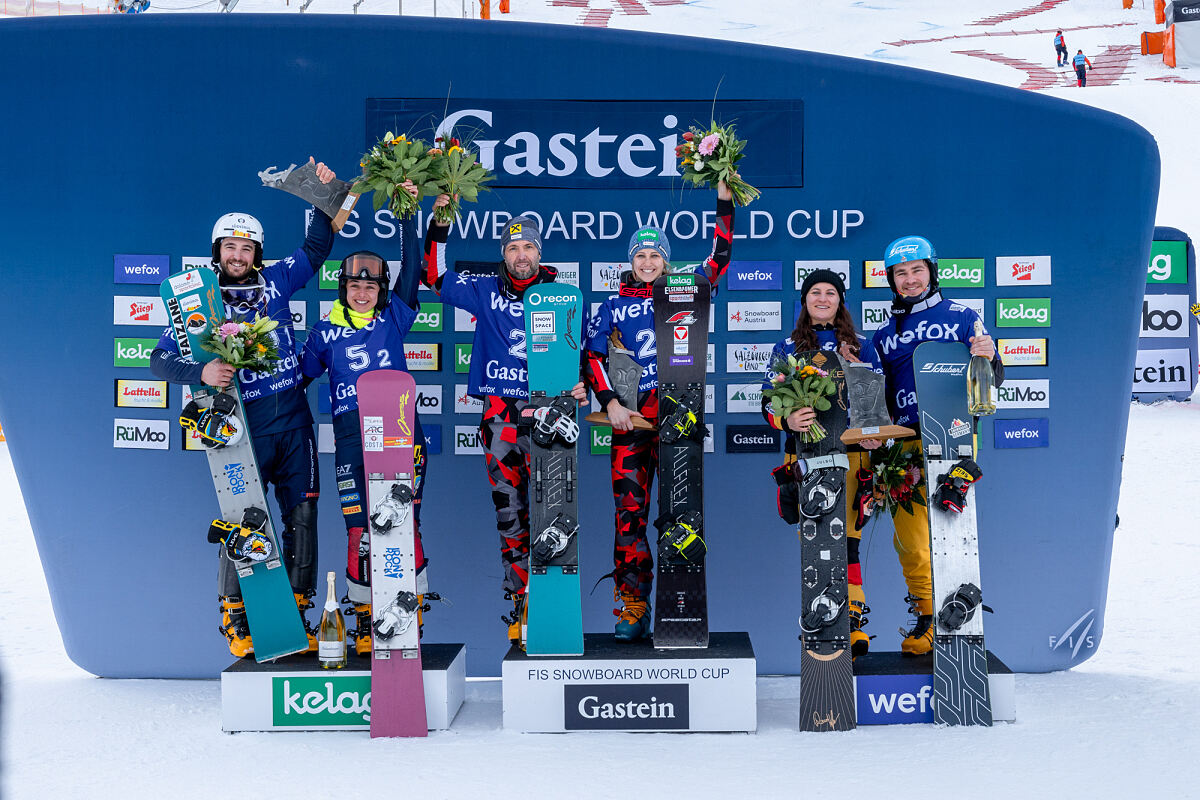 Snowboard_ Bad Gastein_ Sieger Teamwettbewerb © KTVB Bad Gastein, Simon Hutter