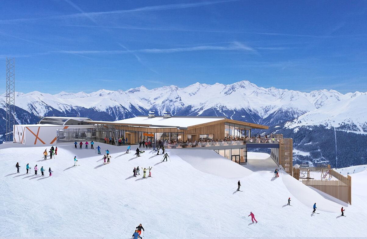 Visualisierung Bergrestaurant Neu Schlossalm (c) Gasteiner Bergbahnen AG