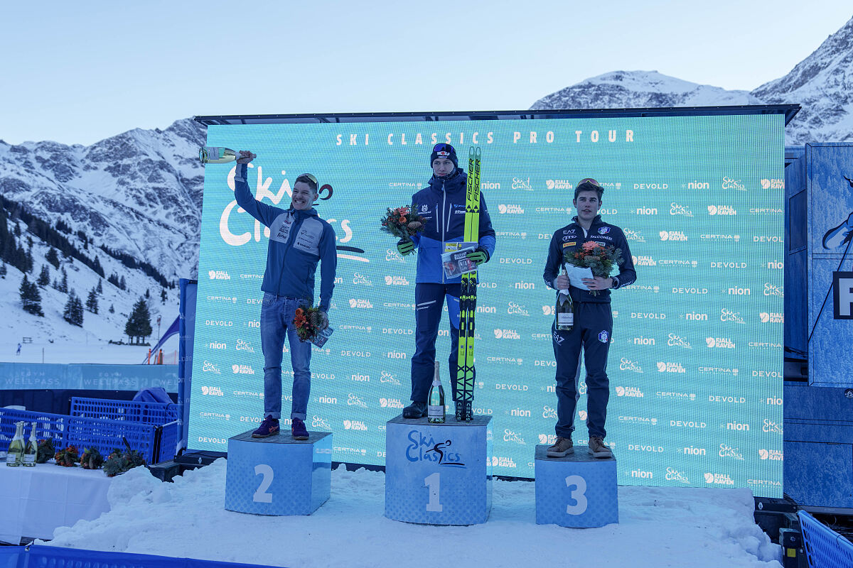 Gastein Classics Podium Männer 15km (c) Gasteinertal Tourismus GmbH, Christoph Oberschneider